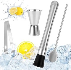 Errores frecuentes al utilizar un kit de coctelería con cuchara trenzada