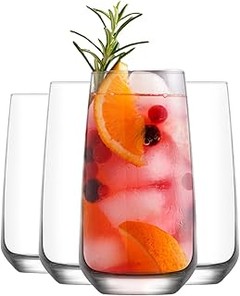vasos de cristal tallado para combinados