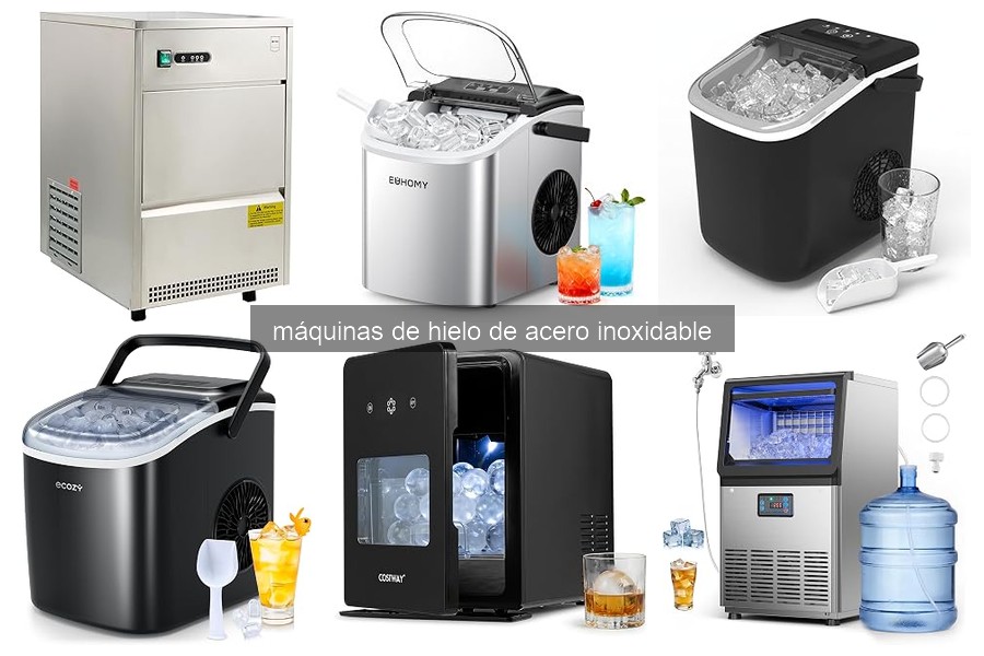 Beneficios de las máquinas de hielo de acero inoxidable