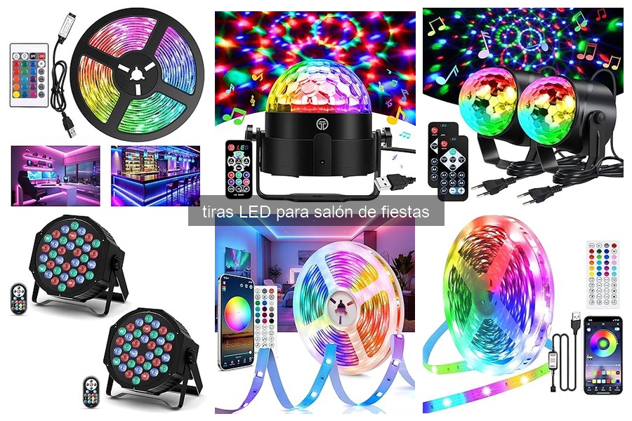 Beneficios de las tiras LED para decorar fiestas en casa