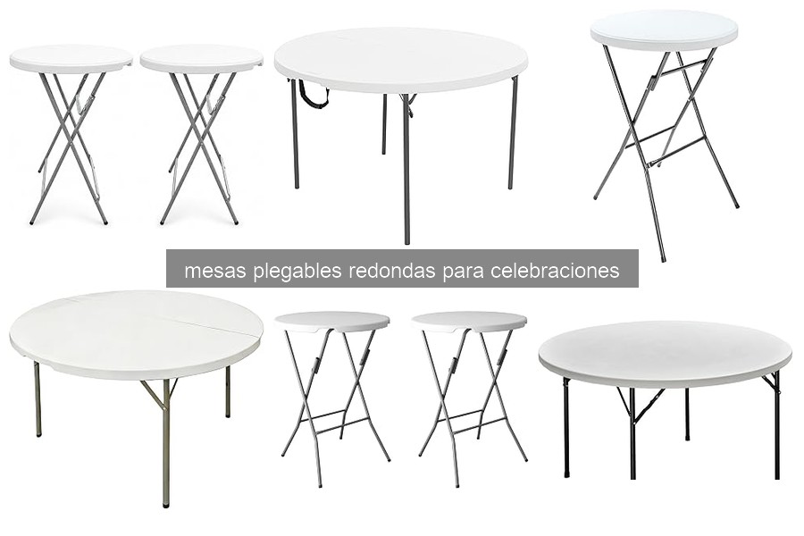 Beneficios de Mesas Plegables Redondas para Celebraciones