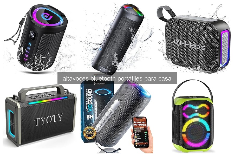 Características Clave de los Altavoces Bluetooth Portátiles