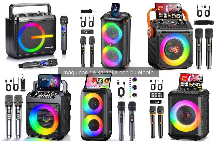 Características clave de una máquina de karaoke con Bluetooth