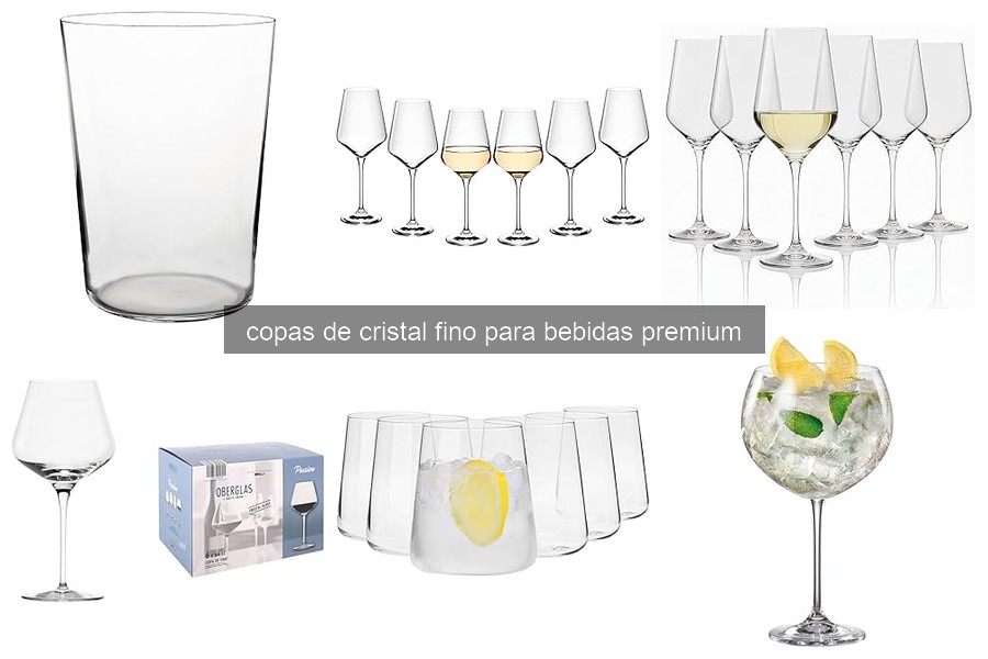 Cómo elegir copas de cristal fino para cócteles