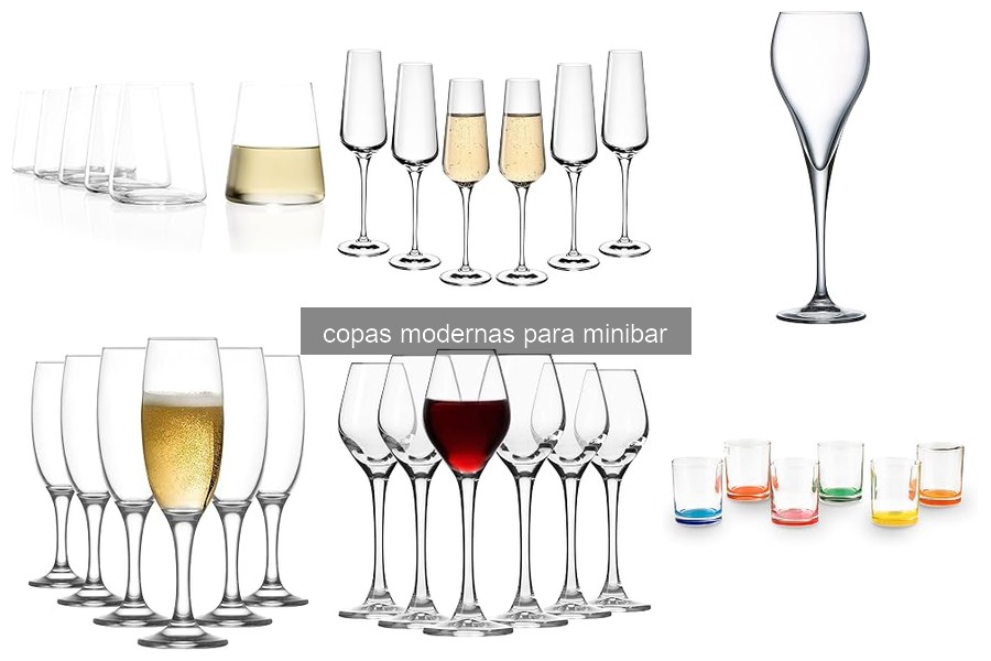 Cómo elegir copas modernas para tu minibar en 2026