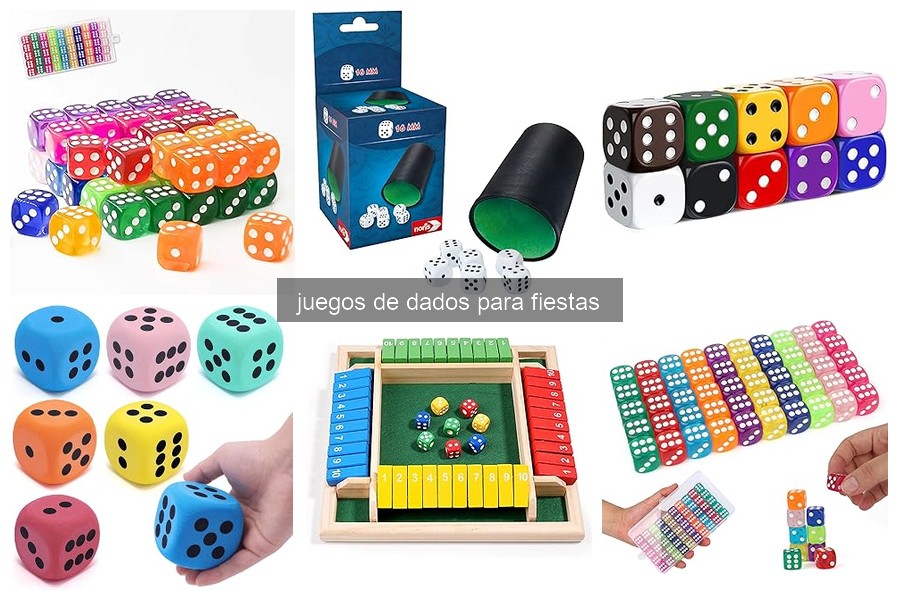 Cómo elegir el juego de dados perfecto para tu fiesta