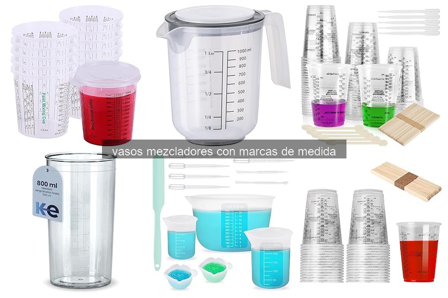 Cómo elegir el mejor vaso mezclador con marcas de medida