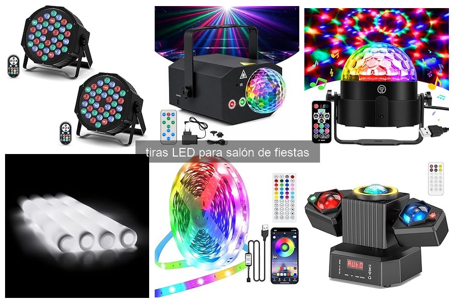 Cómo instalar tiras LED en tu salón de fiestas