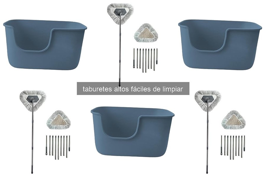 Cómo limpiar y mantener taburetes altos fácilmente
