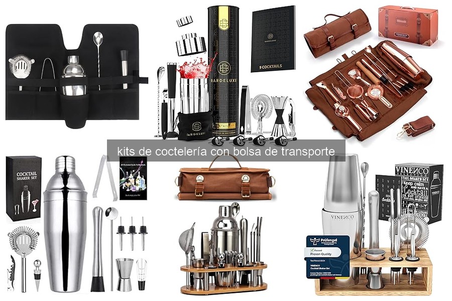 Cómo Limpiar y Mantener tu Kit de Coctelería con Bolsa