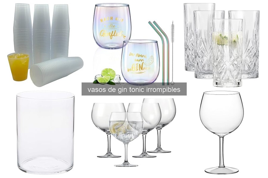 Cómo limpiar y mantener vasos de gin tonic irrompibles