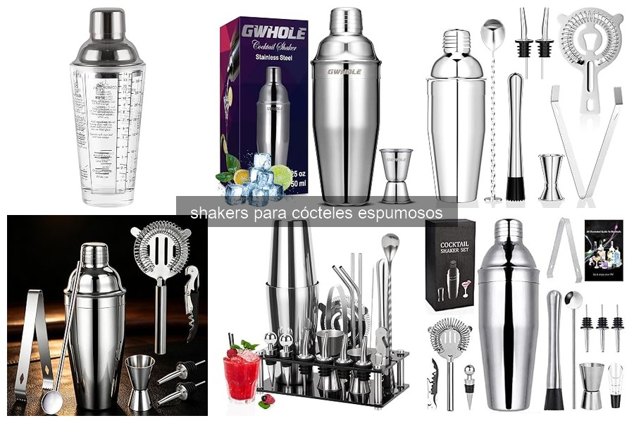 Cómo usar un shaker para cócteles espumosos en casa