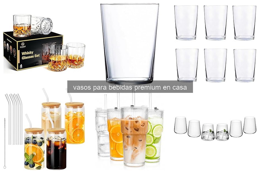 Cómo usar vasos premium para cócteles en casa