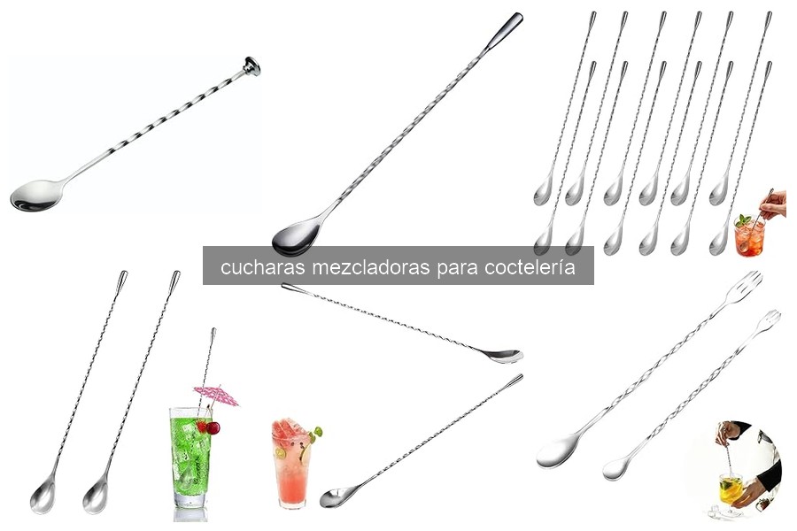 Comparativa de las Mejores Cucharas Mezcladoras para Coctelería