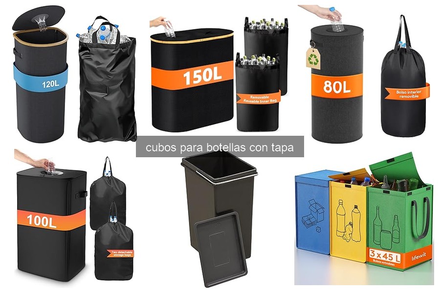 Comparativa de los Mejores Cubos para Botellas con Tapa 2026