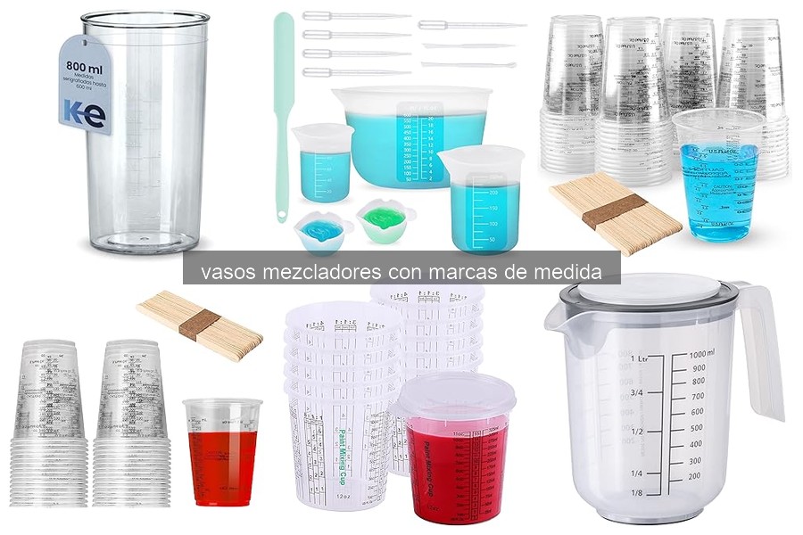 Comparativa de los Mejores Vasos Mezcladores con Medida