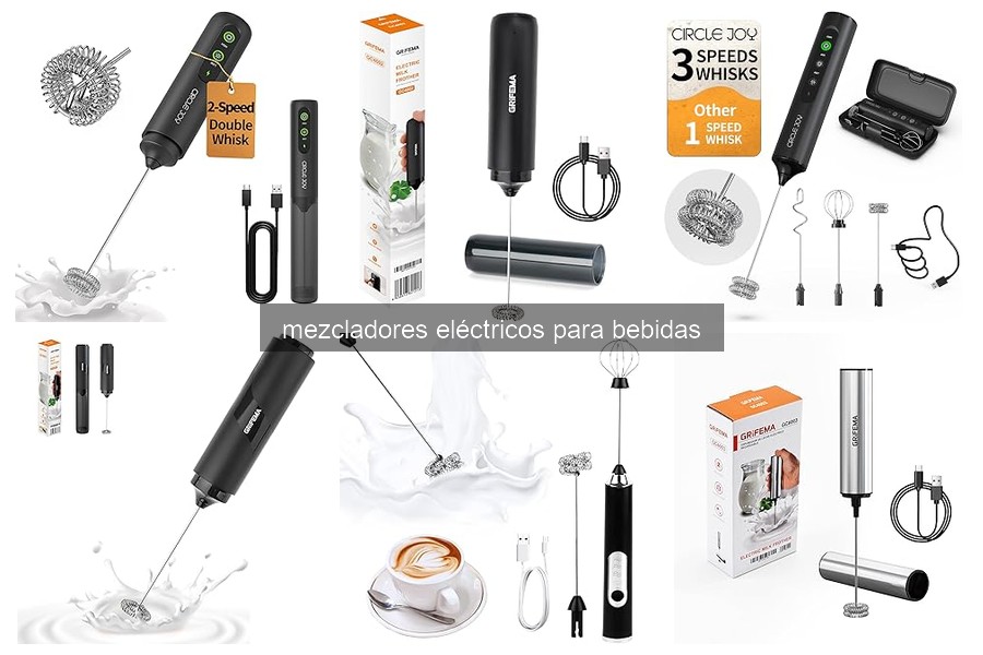 Elige el mejor mezclador eléctrico para bebidas en 2026
