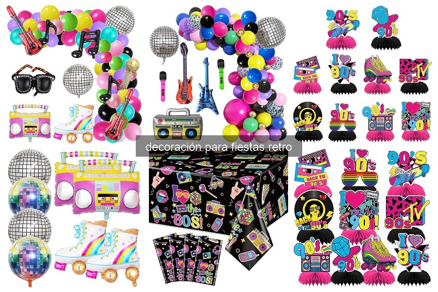 Errores comunes al decorar una fiesta retro: ¡evítalos!