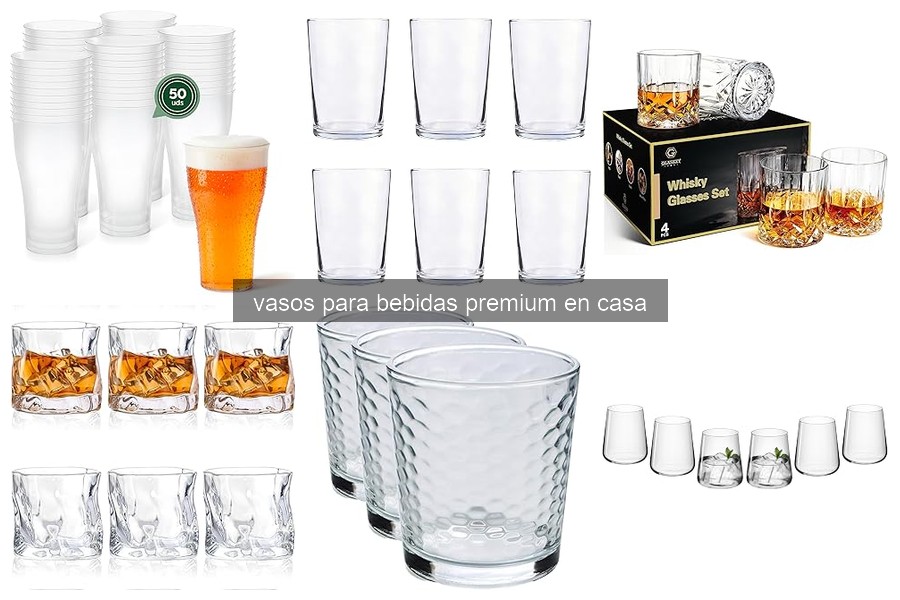 Errores comunes al elegir vasos para bebidas premium en casa