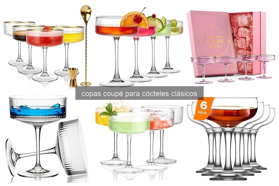 Errores comunes al usar copas coupé para cócteles