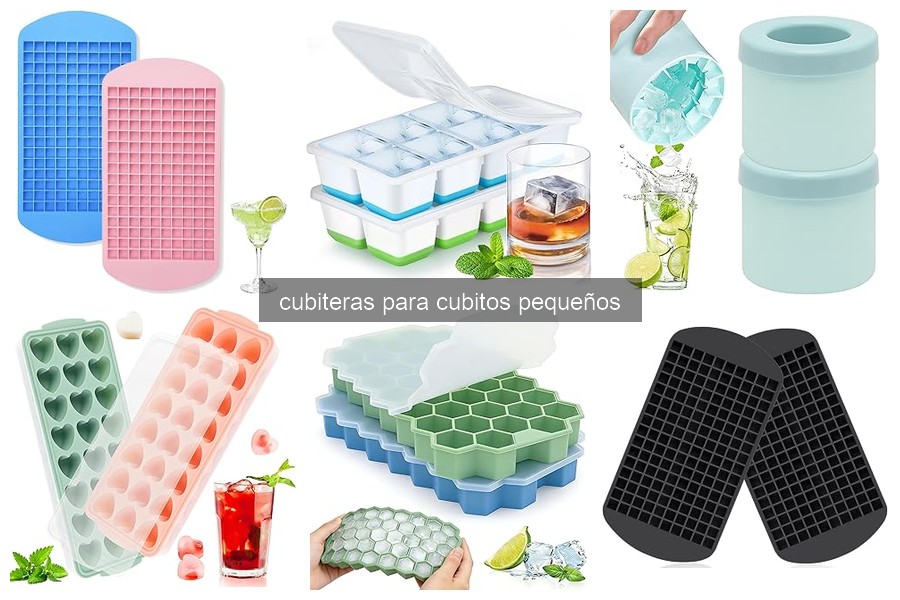 Errores comunes al usar cubiteras para cubitos pequeños