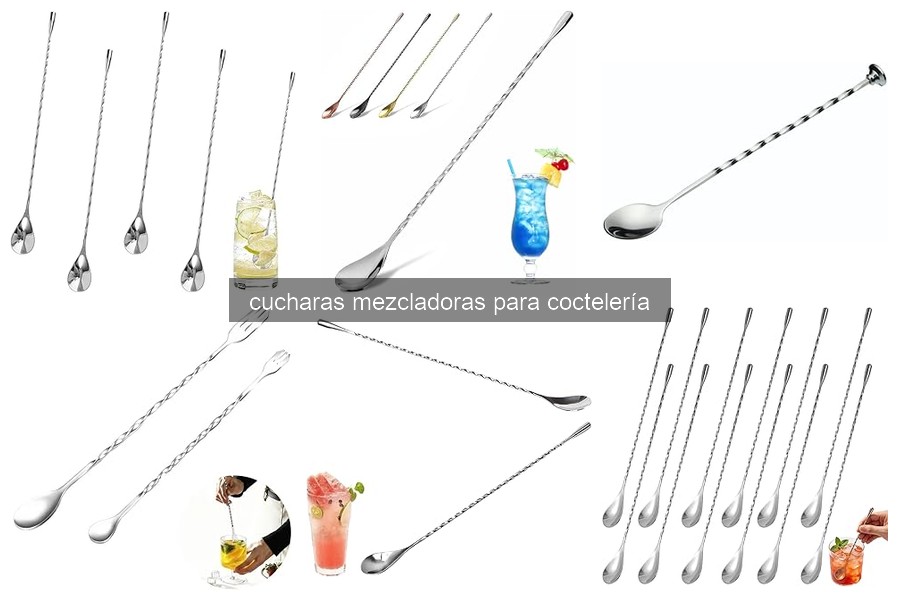 Errores comunes al usar cucharas mezcladoras para cócteles