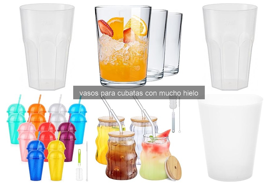 Errores comunes al usar vasos para cubatas con hielo