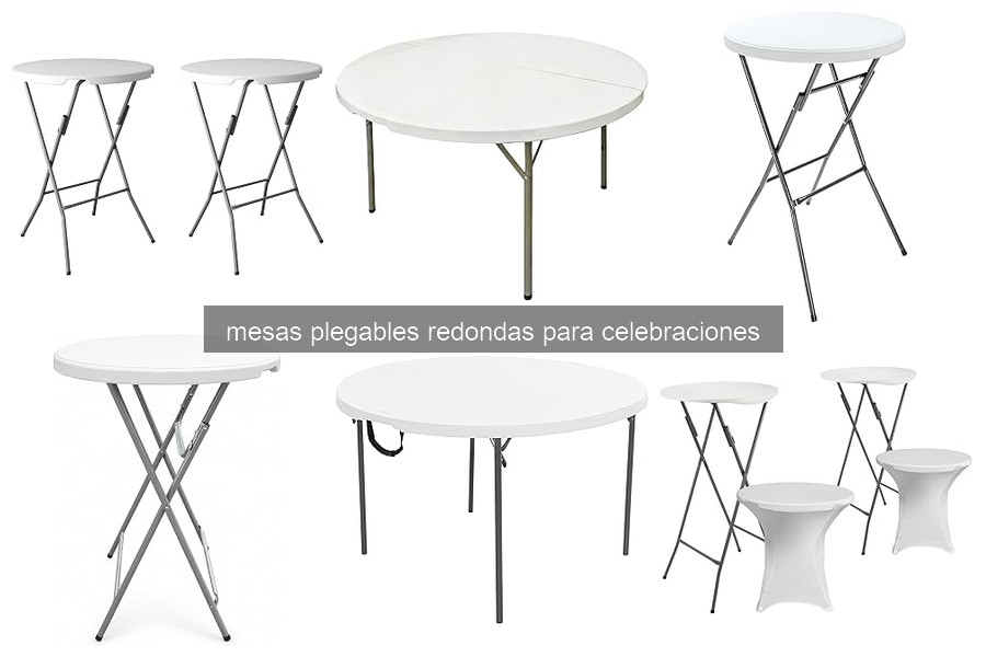Guía de compra de mesas plegables redondas para celebraciones