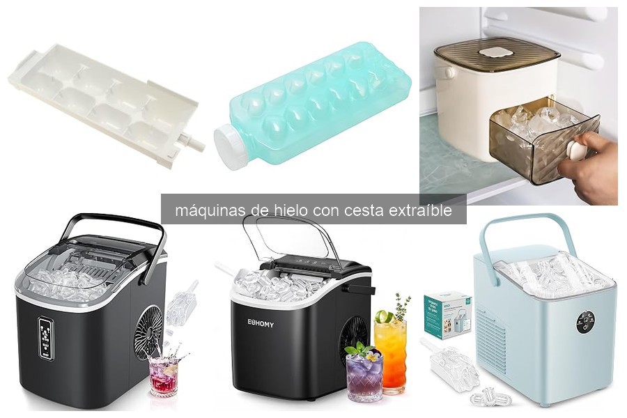 Guía para elegir la mejor máquina de hielo con cesta extraíble