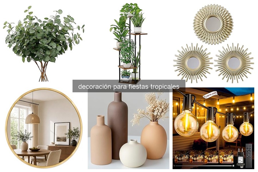 Ideas creativas para decorar fiestas tropicales en casa