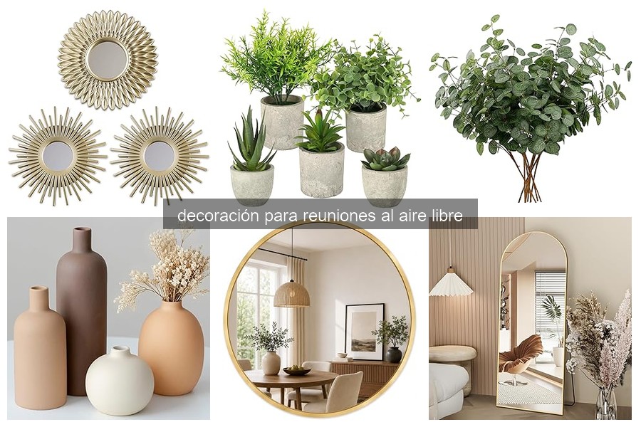 Ideas creativas para decorar reuniones al aire libre