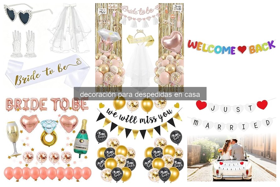 Ideas creativas para decorar una despedida en casa