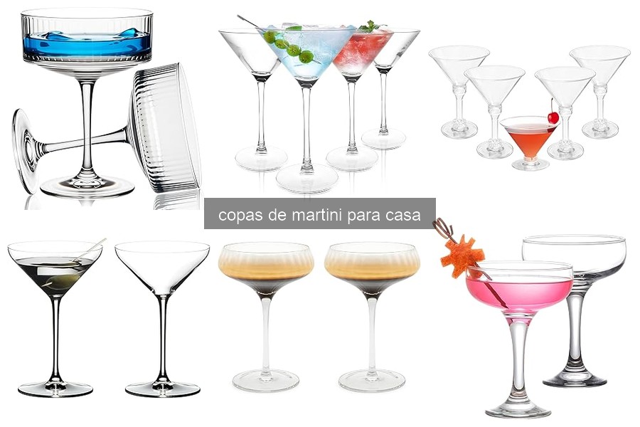 Las mejores copas de martini para fiestas en casa (2026)