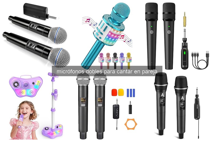 Los mejores micrófonos dobles para karaoke en pareja