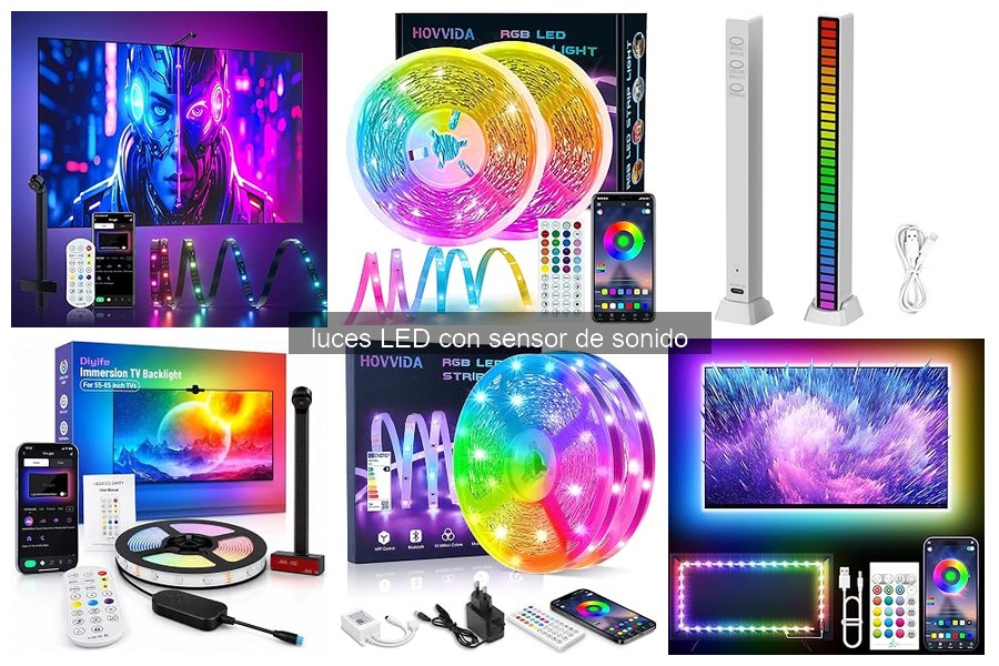 Luces LED con Sensor de Sonido: ¿Qué Son y Cómo Funcionan?