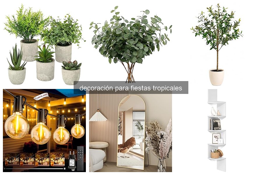 Mejores accesorios para fiestas tropicales: comparativa 2026