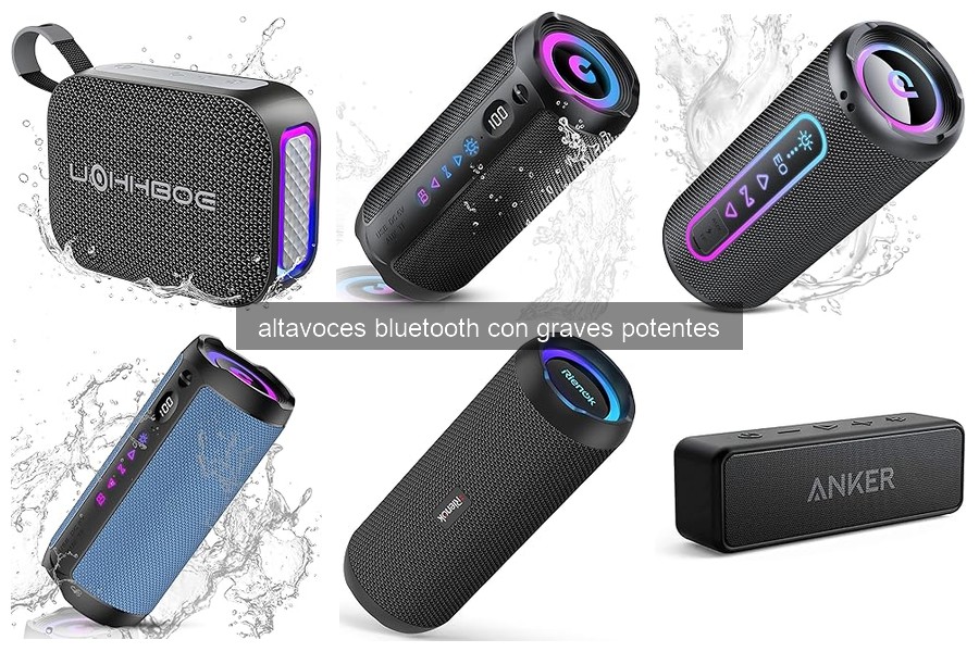 Mejores altavoces Bluetooth con graves potentes en 2026