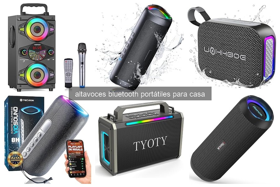 Mejores altavoces bluetooth portátiles para fiestas en casa