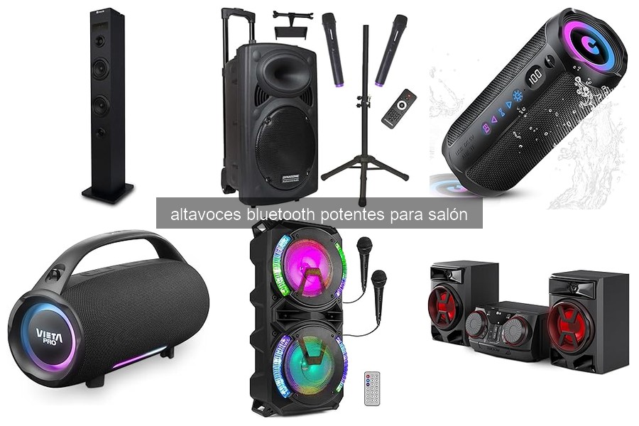 Mejores altavoces bluetooth potentes para salón en 2026
