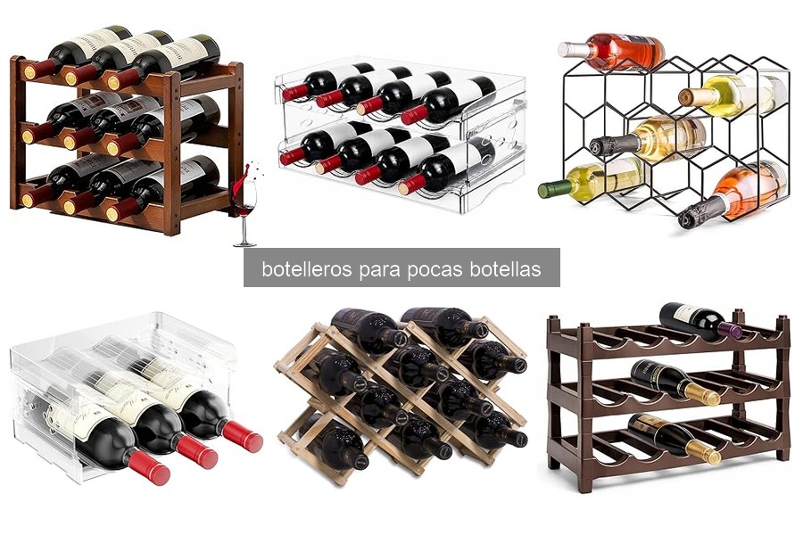 Mejores botelleros para pocas botellas en 2026