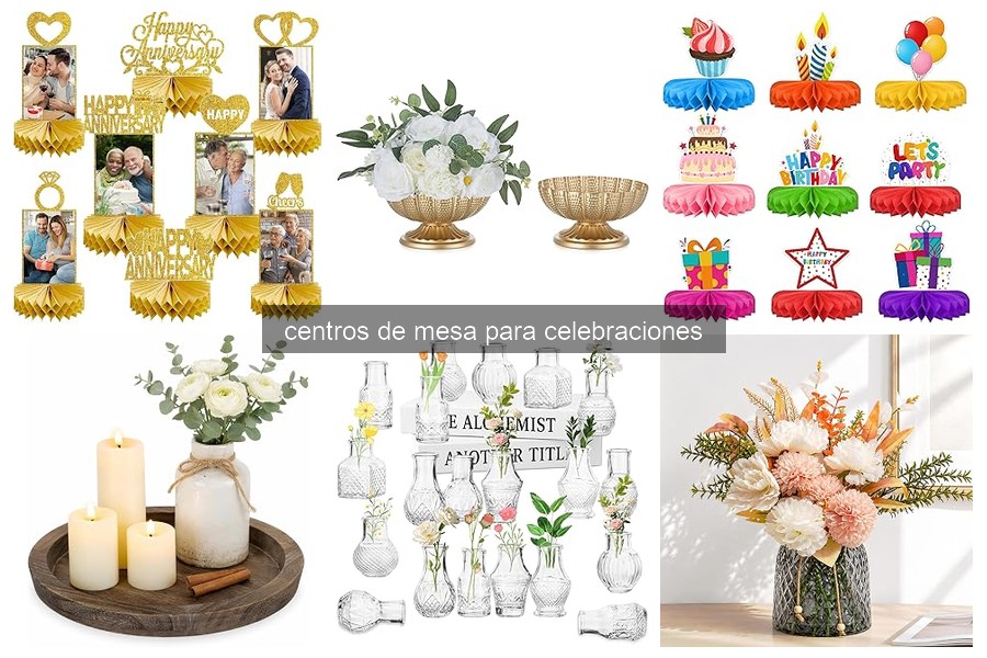 Mejores centros de mesa para celebraciones familiares en 2026