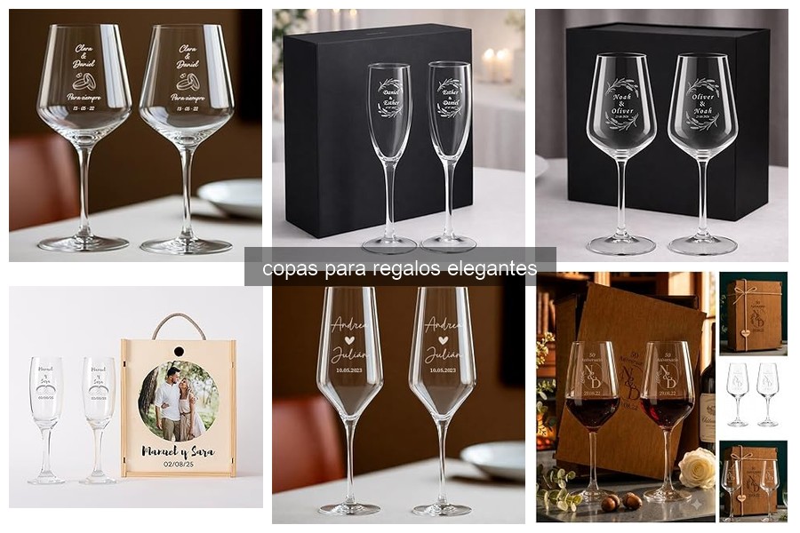 Mejores copas elegantes para regalar en ocasiones especiales