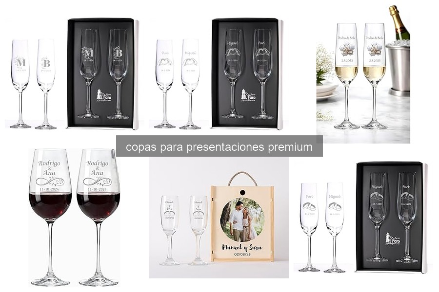 Mejores copas para presentaciones premium en 2026
