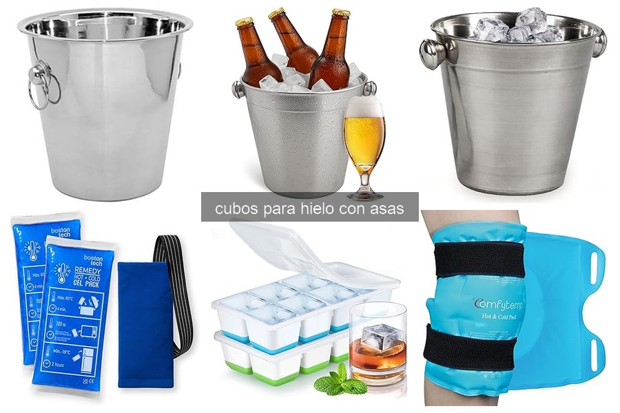 Mejores cubos para hielo con asas: comparativa 2026