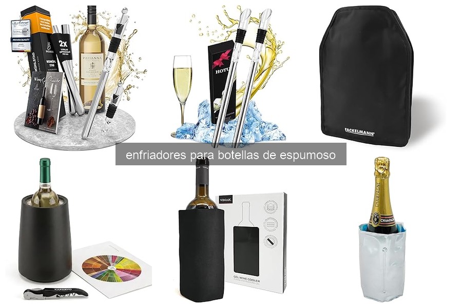 Mejores enfriadores para botellas de espumoso para fiestas
