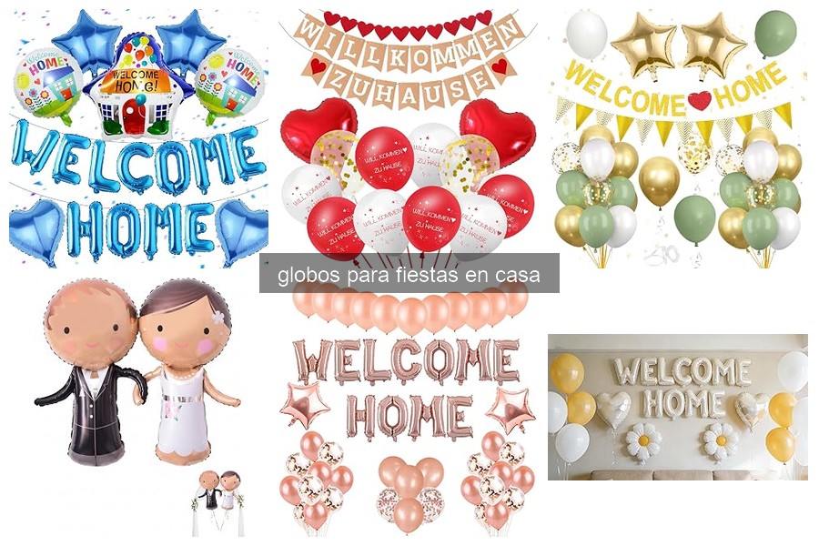 Mejores globos para fiestas en casa según el evento