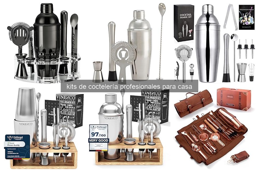 Mejores kits de coctelería para principiantes en casa