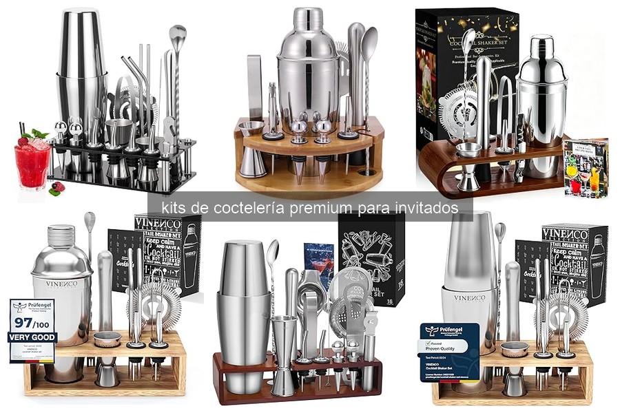 Mejores kits de coctelería premium para tus fiestas en casa