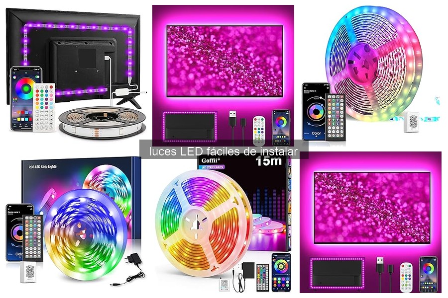 Mejores luces LED fáciles de instalar para fiestas 2026