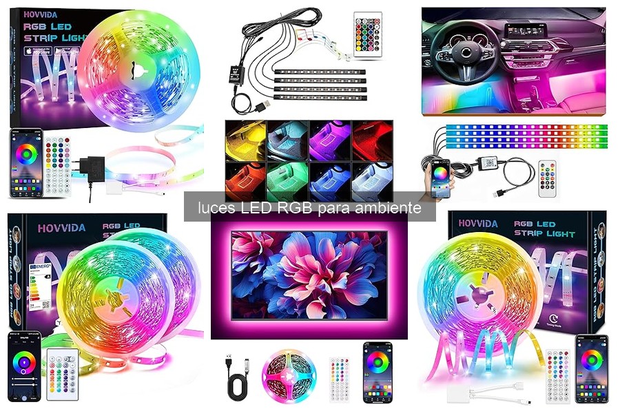 Mejores luces LED RGB para crear ambientes festivos 2026